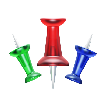 Push pin  3D Icon