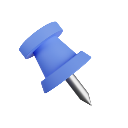 Push Pin  3D Illustration