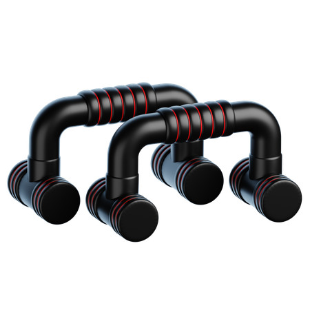 Push Up Bar  3D Icon