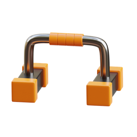 Push up bar  3D Icon