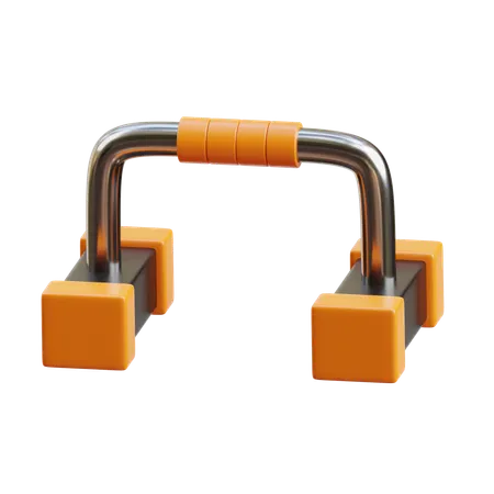 Push up bar  3D Icon