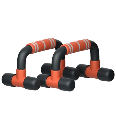 Push Up Bar  3D Icon