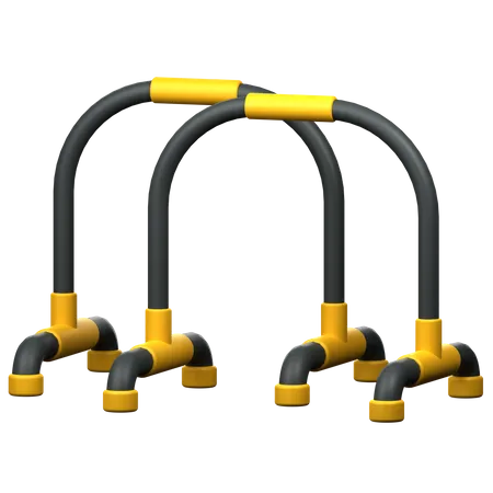 Push Up Bar  3D Icon