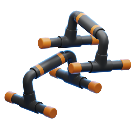 Push up bar  3D Icon