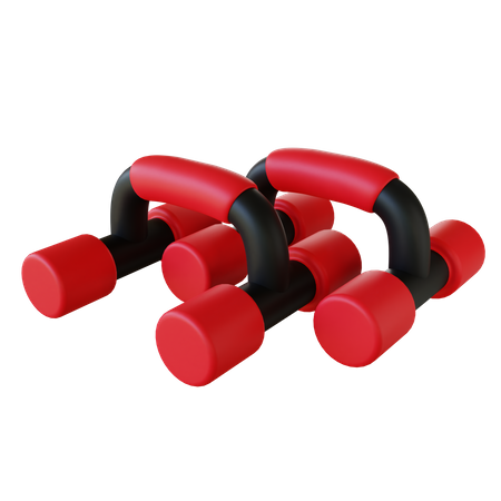 Push Up Bar  3D Icon