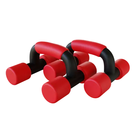 Push Up Bar  3D Icon