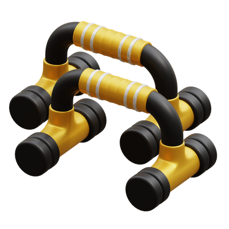 Push Up Bar  3D Icon