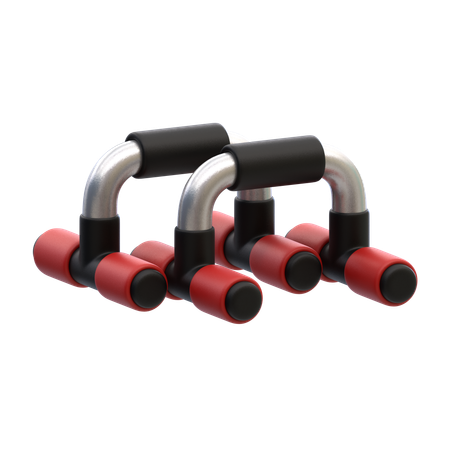 Push Up Bars  3D Icon