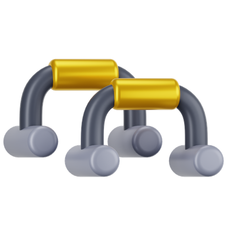 Push up Bars  3D Icon