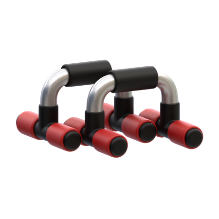 Push Up Bars  3D Icon