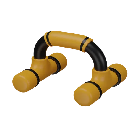 Pushup Bar  3D Icon