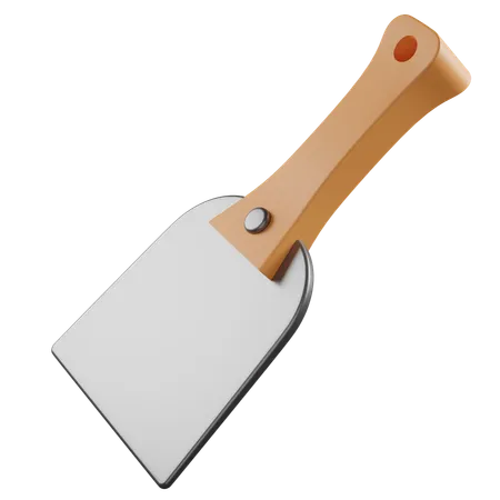 3 D Render Putty Knife Illustration 3D Icon