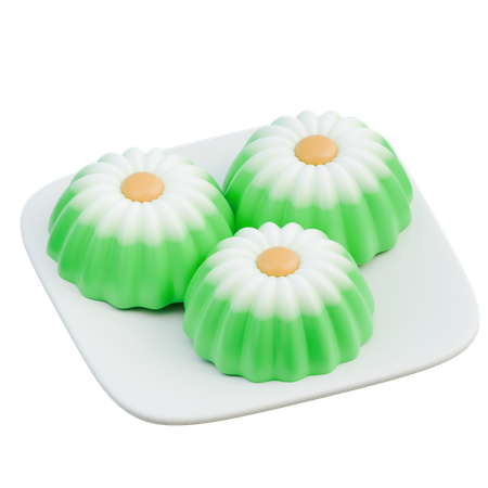 Putu Ayu Indonesian Traditional Food  3D Icon
