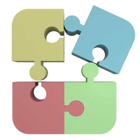 Puzzle  3D Icon