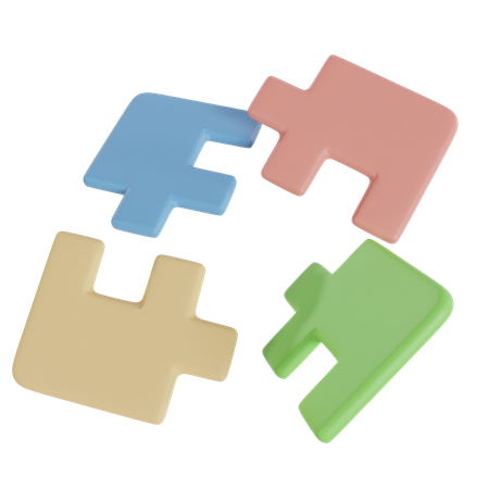 Puzzle  3D Icon