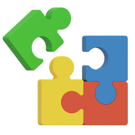 Puzzle  3D Icon