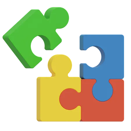 Puzzle  3D Icon