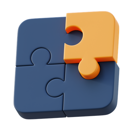 Puzzle  3D Icon