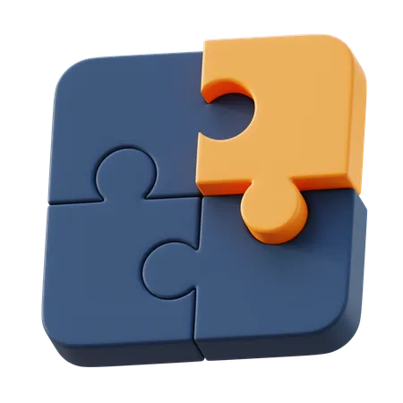 Puzzle  3D Icon