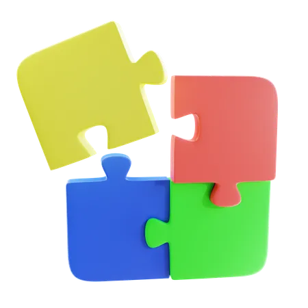 Puzzle  3D Icon