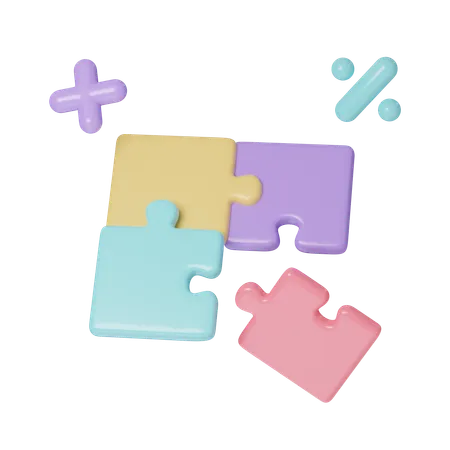 Puzzle  3D Icon