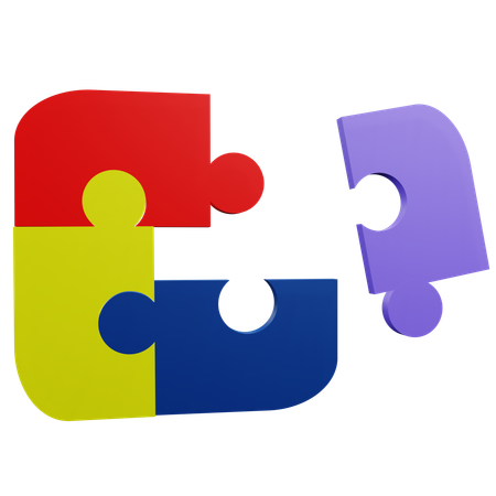 Puzzle  3D Icon