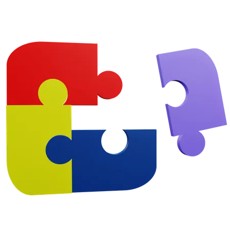 Puzzle  3D Icon