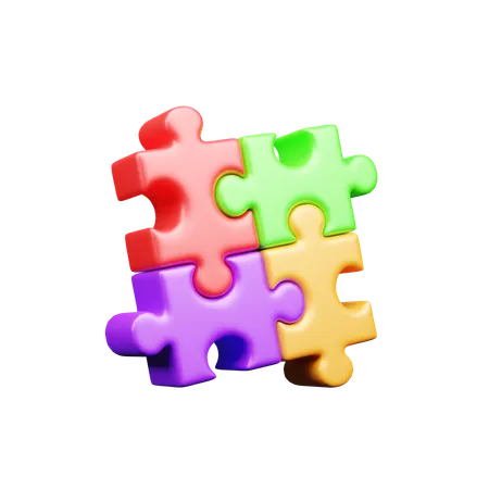 Puzzle  3D Icon