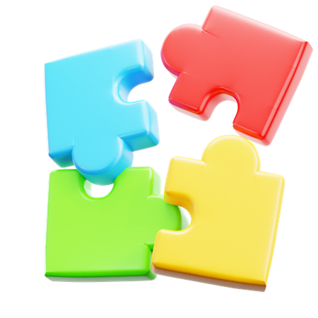 Puzzle  3D Icon