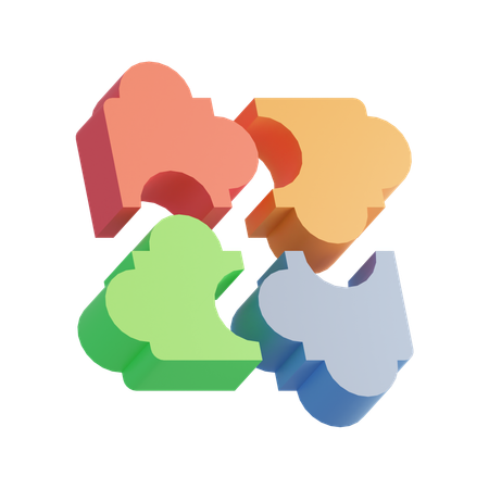 Puzzle  3D Icon