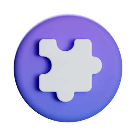 Puzzle  3D Icon