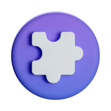 Puzzle  3D Icon