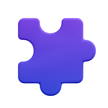 Puzzle  3D Icon