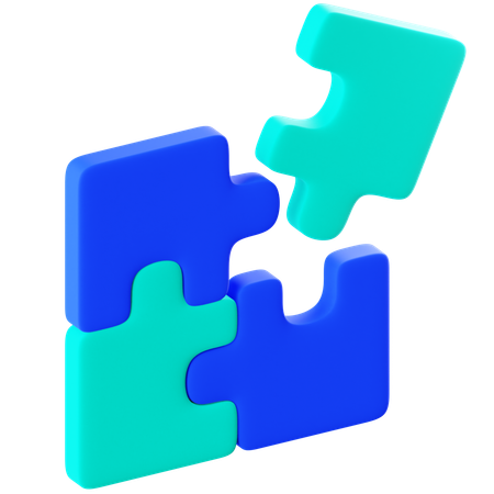 Puzzle  3D Icon