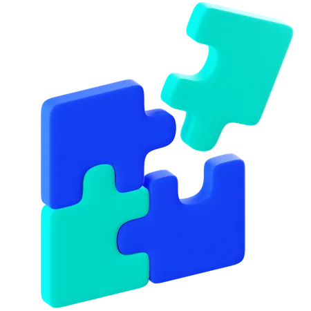 Puzzle  3D Icon