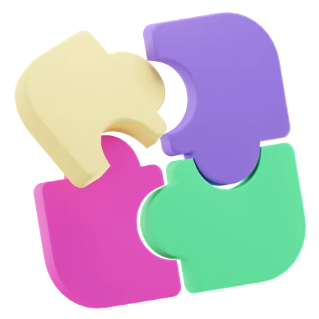 Puzzle  3D Icon