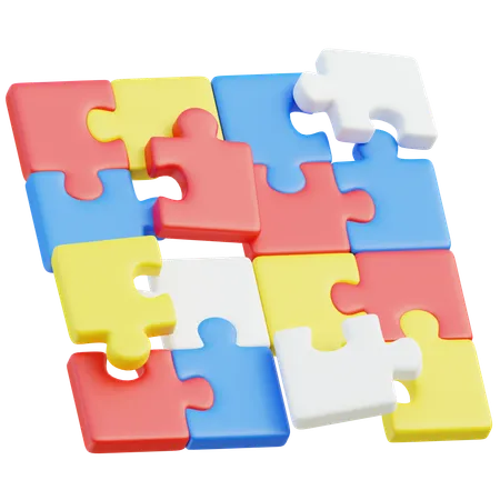 Puzzle  3D Icon