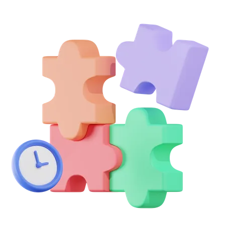 Puzzle  3D Icon