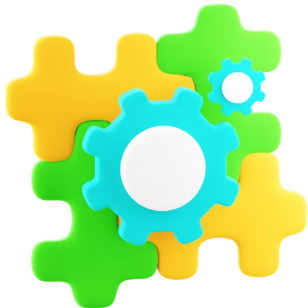 Puzzle  3D Icon