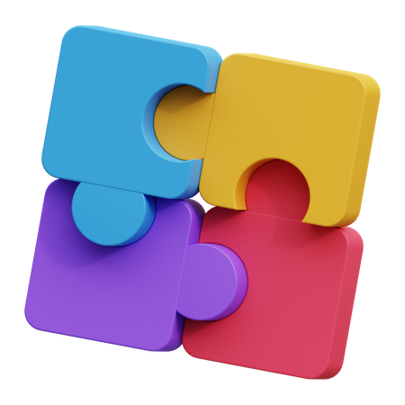 Puzzle  3D Icon