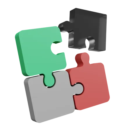 Puzzle  3D Icon