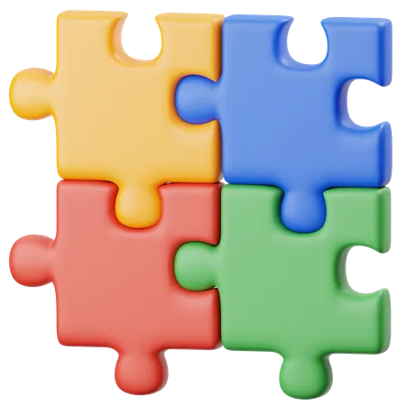 Puzzle  3D Icon