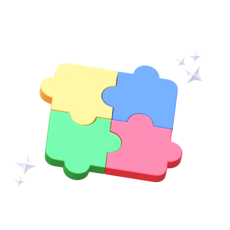 Puzzle  3D Icon