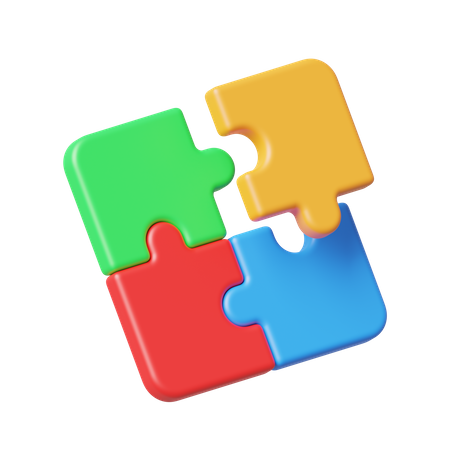 Puzzle  3D Icon