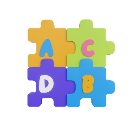 Puzzle  3D Icon