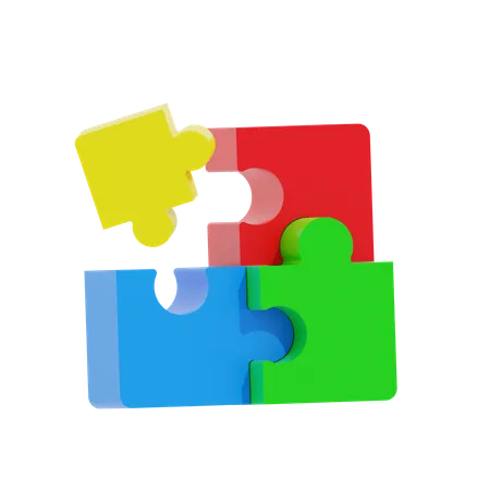 Puzzle  3D Icon