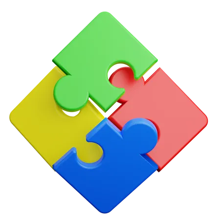 Puzzle  3D Icon