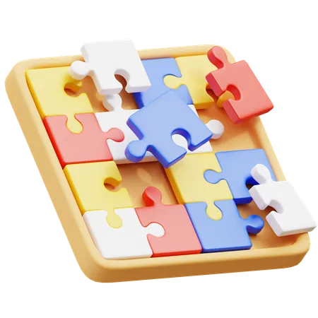 Puzzle  3D Icon