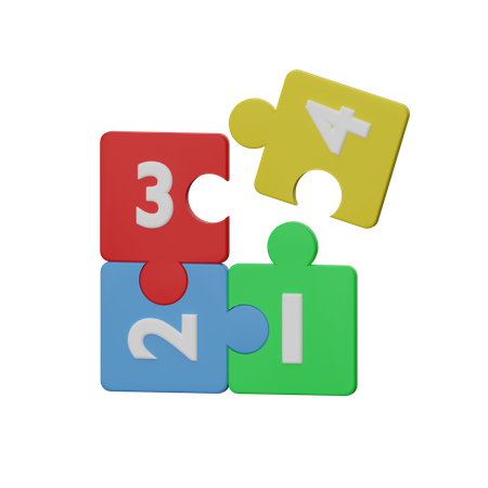 Puzzle  3D Icon