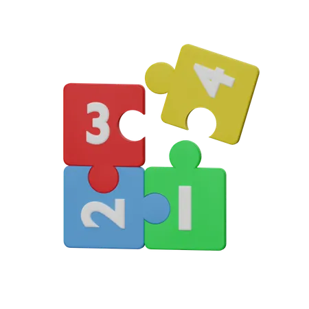 Puzzle  3D Icon